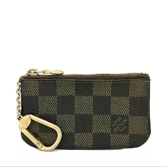 Louis Vuitton Accessories - AUTH Louis Vuitton Damier Pochette Cles Wallet Coin Purse